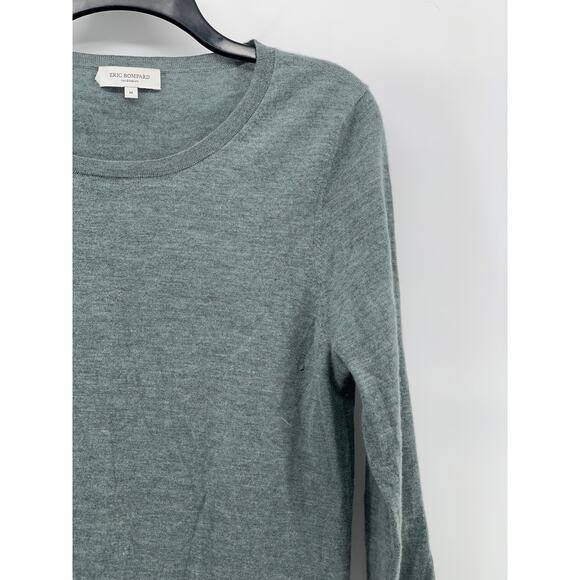 ERIC BOMPARD Men's Gray Cashmere Crewneck Knit Pullover Classic Sweater SZ M - Picture 3 of 11